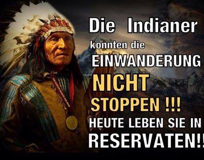BTW17 Asylanten Deutsche Indianer